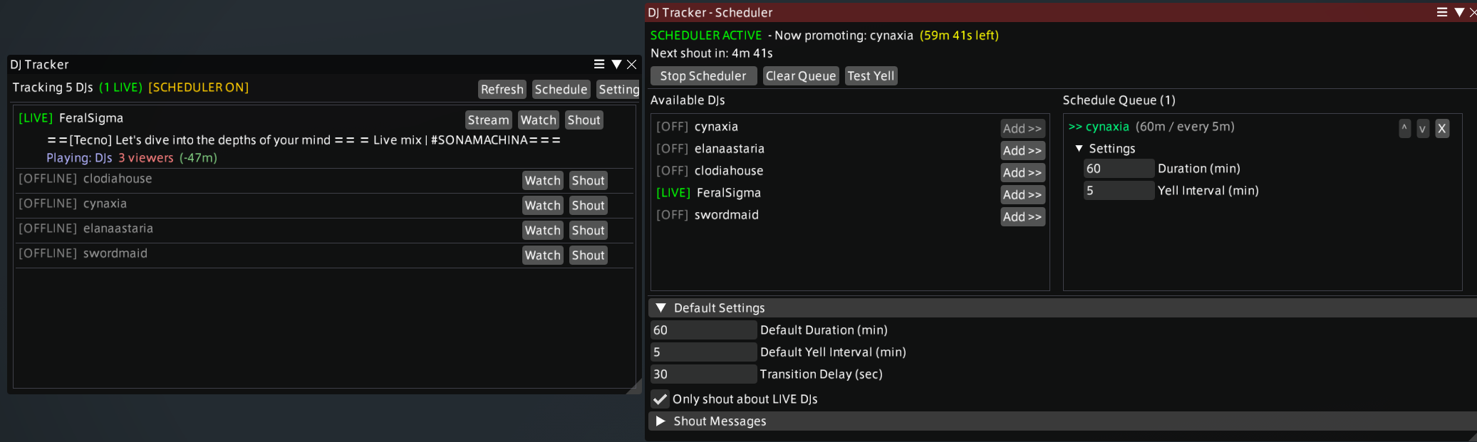 DJ Tracker